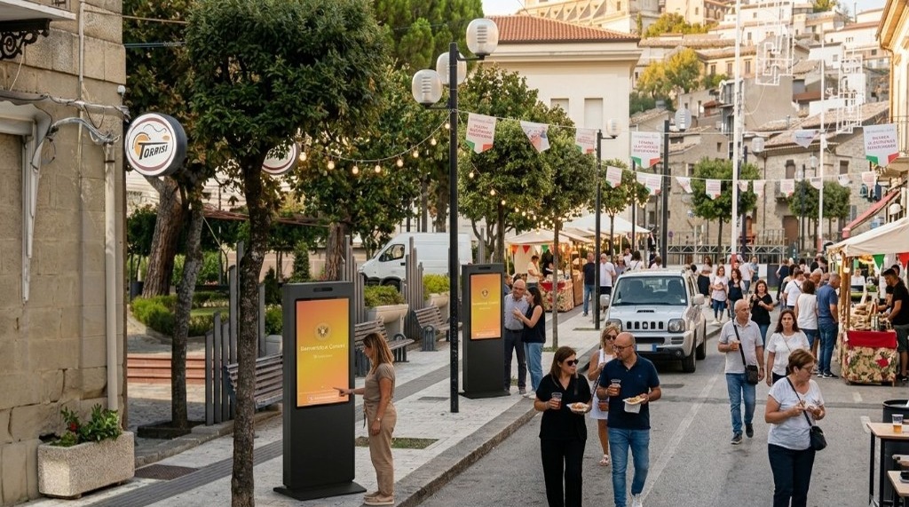 Totem digitale e territorio di Cerami